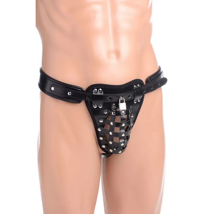 Netted Male Chastity Jock Strict Male Sex Toys