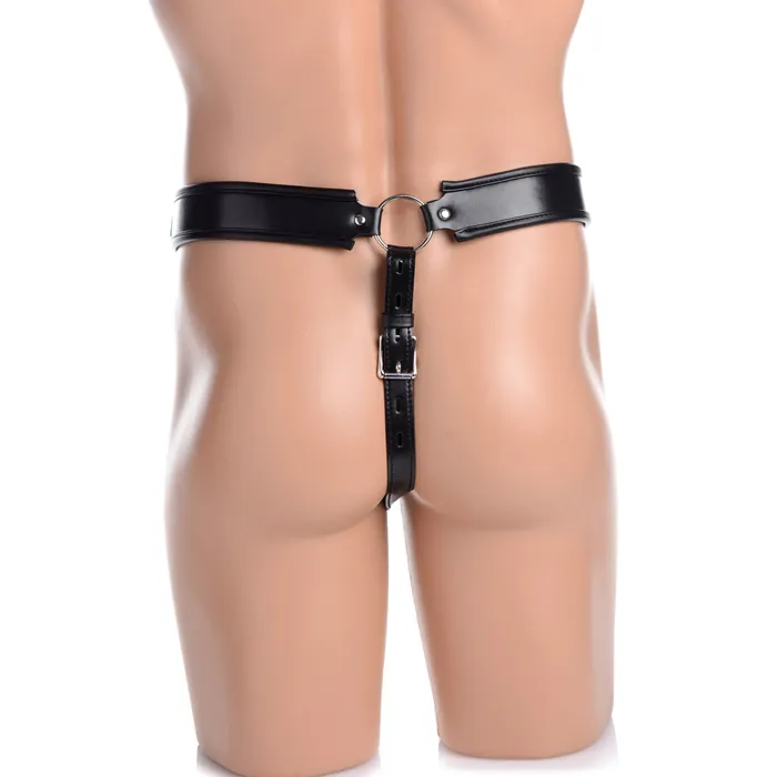 Netted Male Chastity Jock Strict Male Sex Toys