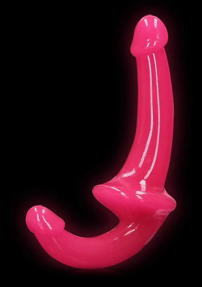 REALROCK GLOW IN THE DARK 6 STRAPLESS STRAP ON PINK SHOTS AMERICA LLC Female Sex Toys REALROCK GLOW IN THE DARK 6 STRAPLESS STRAP ON PINK SHOTS AMERICA LLC Female Sex Toys