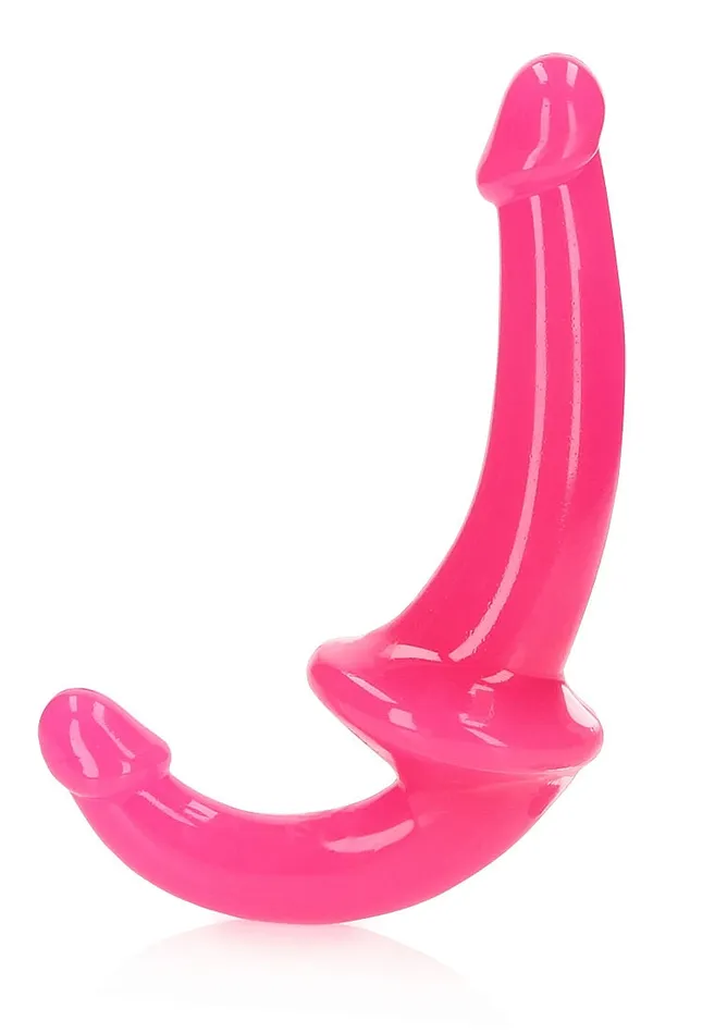 REALROCK GLOW IN THE DARK 6 STRAPLESS STRAP ON PINK SHOTS AMERICA LLC Female Sex Toys