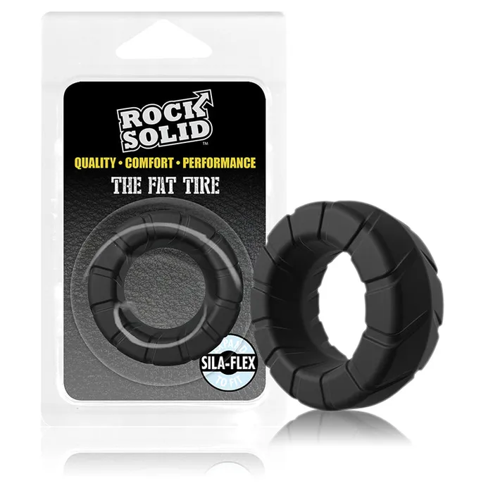 Rock Solid Silaflex Fat Tire Black Doc Johnson Anal