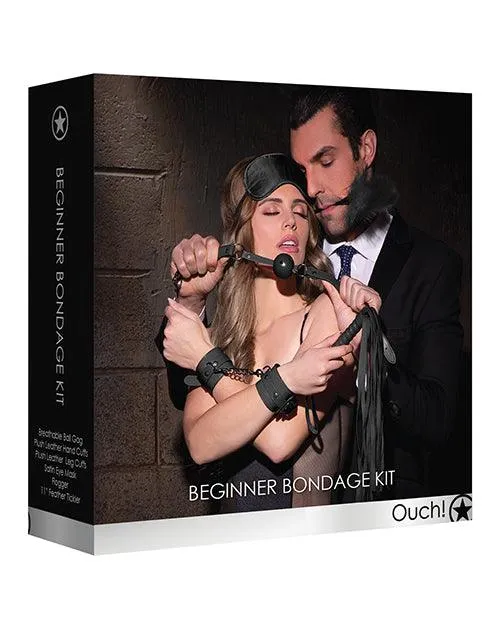 Shots America LLC Shots Ouch Beginners Bondage Kit Black Anal