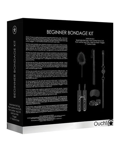 Shots America LLC Shots Ouch Beginners Bondage Kit Black Anal