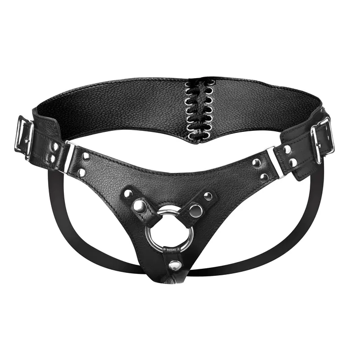 Strap U Female Sex Toys Bodice Corset Style Strap On Harness
