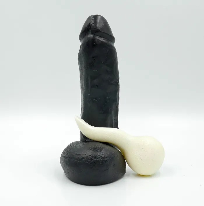 Stroker Purple Penis Soap wSuction Cup Spermie Its the Bomb Male Sex Toys