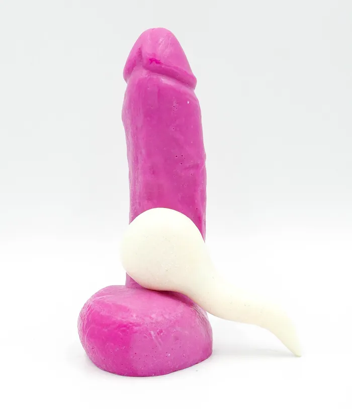 Stroker Purple Penis Soap wSuction Cup Spermie Its the Bomb Male Sex Toys