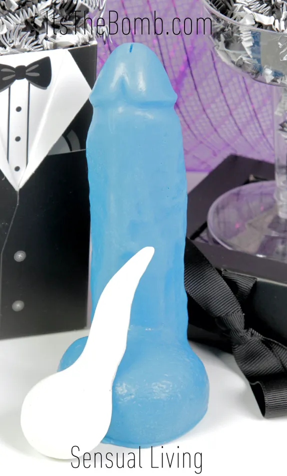 Stroker Purple Penis Soap wSuction Cup Spermie Its the Bomb Male Sex Toys