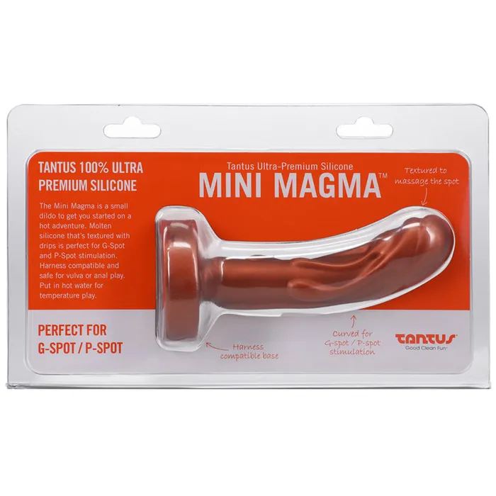 Tantus Mini Magma 5 in Fantasy Dildo Firm Copper Tantus Female Sex Toys