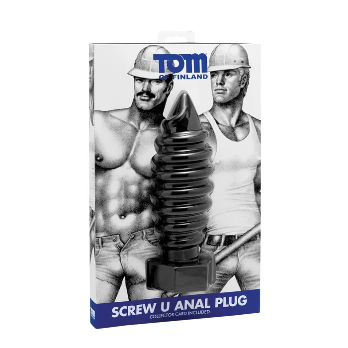 Tom of Finland Screw U Anal Plug Tom of Finland Male Sex Toys