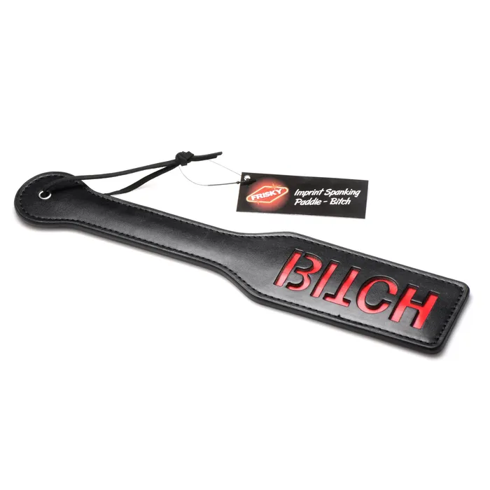 Vibrators Frisky Imprint Spanking Paddle Bitch