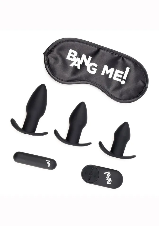 Anal BANG Bang Backdoor Adventure Rechargeable Silicone Butt Plug Kit