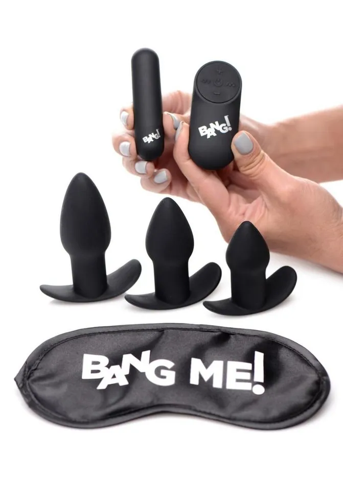 Anal BANG Bang Backdoor Adventure Rechargeable Silicone Butt Plug Kit
