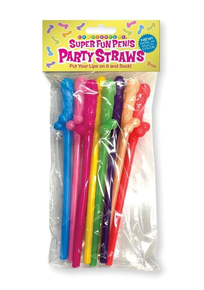 Candyprints Party Male Sex Toys Super Fun Penis Straws