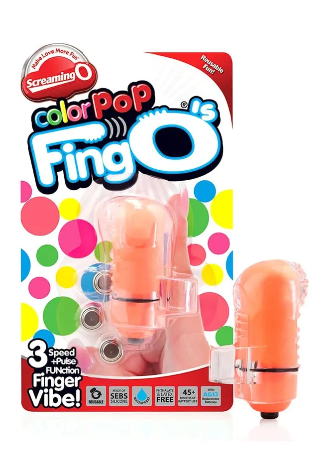 Color Pop Colorpop Fing O Finger Vibrator Female Sex Toys