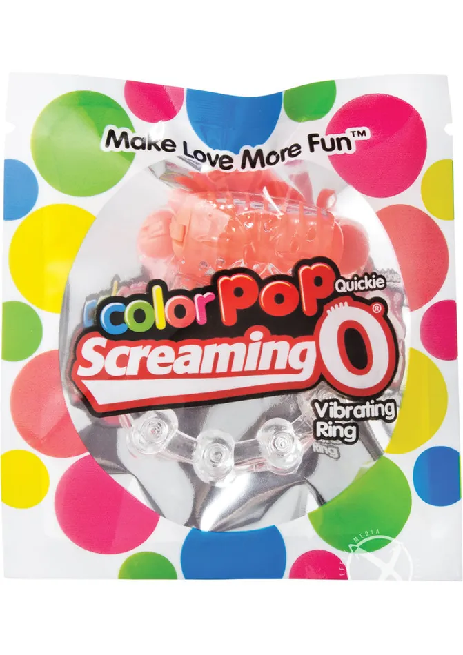 Color Pop Male Sex Toys Color Pop Quickie Screaming O Vibrating Ring Silicone Cock Ring Color Pop Male Sex Toys Color Pop Quickie Screaming O Vibrating Ring Silicone Cock Ring