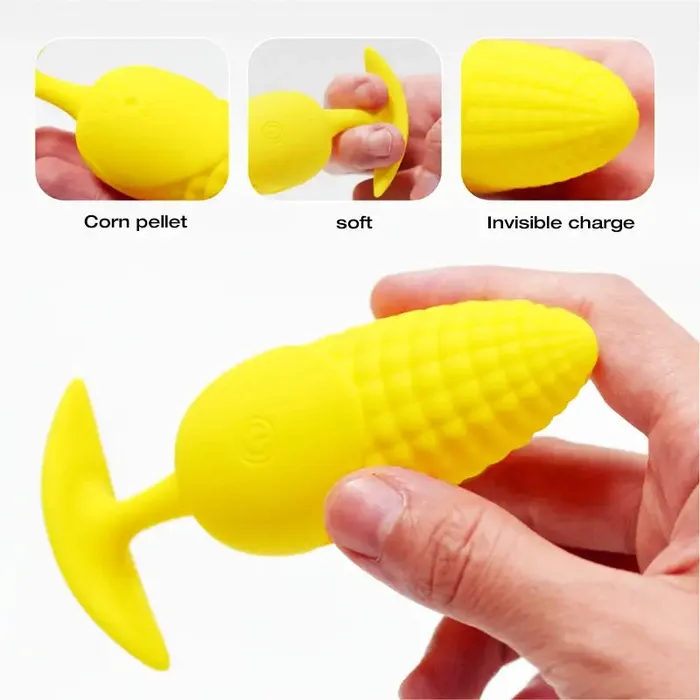 Corn Remote Control Vibrating Anal Plug Inyarose Male Sex Toys
