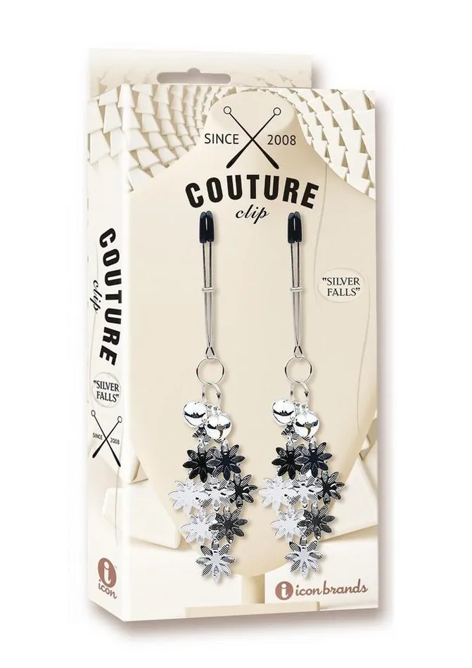 Couture Clips Anal Couture Clips Silver Falls Nipple Clamp