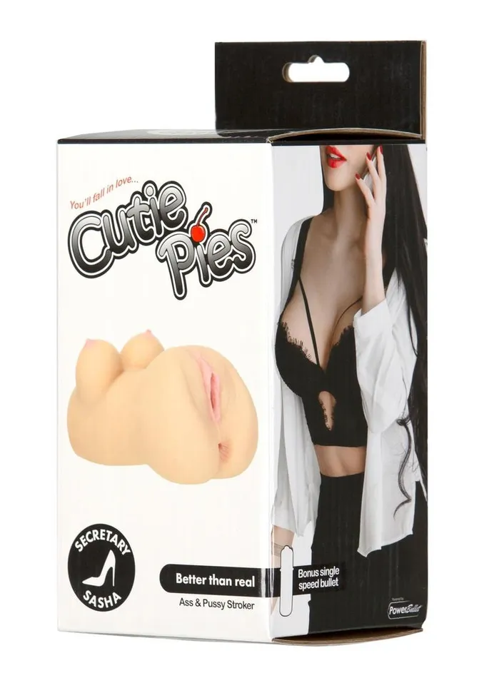 Cutiepies Secretary Sasha Vagina Stroker with Powerbullet CutiePies Male Sex Toys