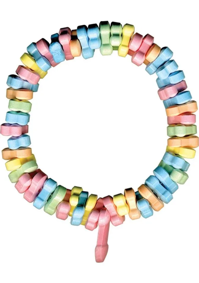 Dicky Charms Multi Flavored Penis Shaped Candy In A Super Stretch Necklace Rainbow Male Sex Toys Dicky Charms Multi Flavored Penis Shaped Candy In A Super Stretch Necklace Rainbow Male Sex Toys
