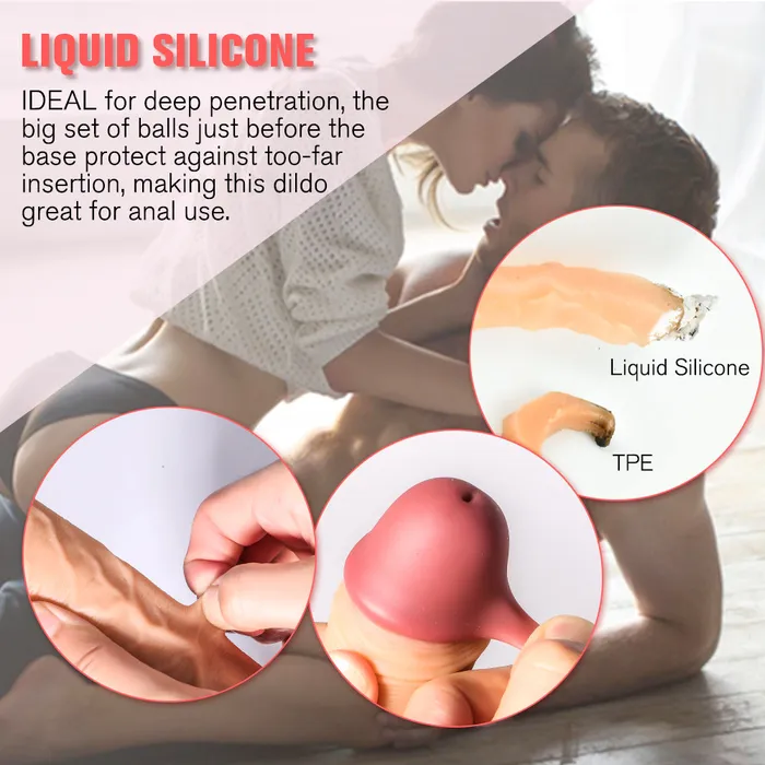 Earlypeach Female Sex Toys 3 IN 1 Thrusting Dildo with Rotate Heat Dark Skin Remote Control Earlypeach Female Sex Toys 3 IN 1 Thrusting Dildo with Rotate Heat Dark Skin Remote Control