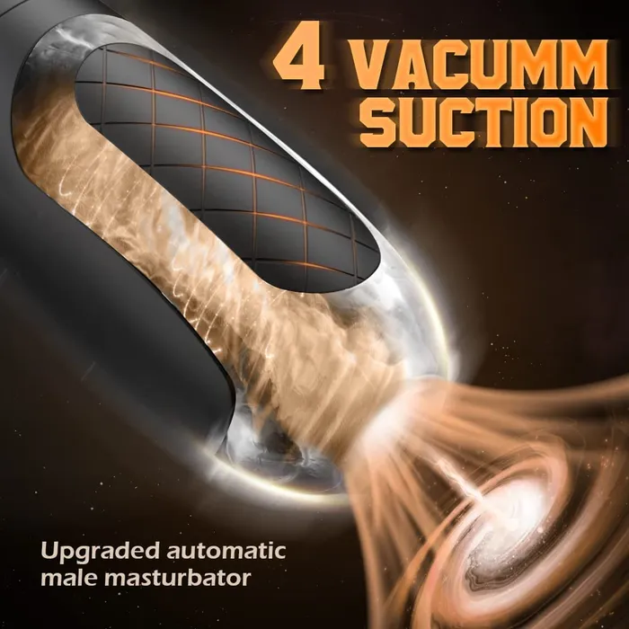 Earlypeach Male Sex Toys 4 in 1 Automatic Male Masrturbator Cup with Manual Pressing