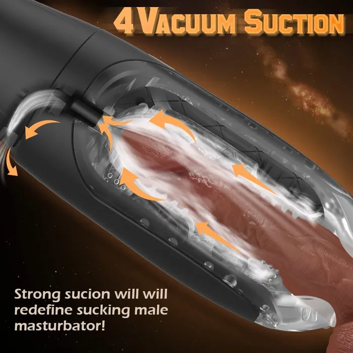 Earlypeach Male Sex Toys 4 in 1 Automatic Male Masrturbator Cup with Manual Pressing