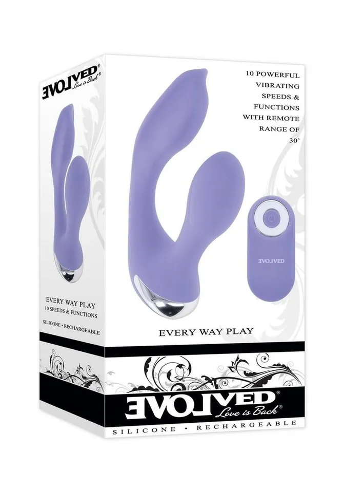Evolved Female Sex Toys Every Way Play Rechargeable Silicone Wearable Vibrator with Remote Control