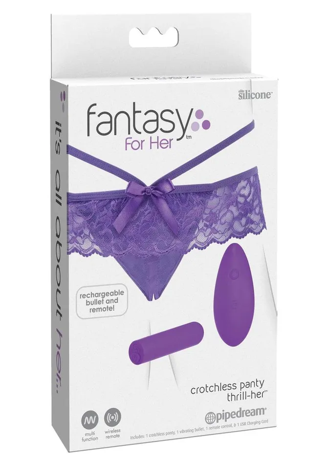 Fantasy Fore Her Thrill Her Crotchless Panty Vibe Fantasy For Her Female Sex Toys Fantasy Fore Her Thrill Her Crotchless Panty Vibe Fantasy For Her Female Sex Toys