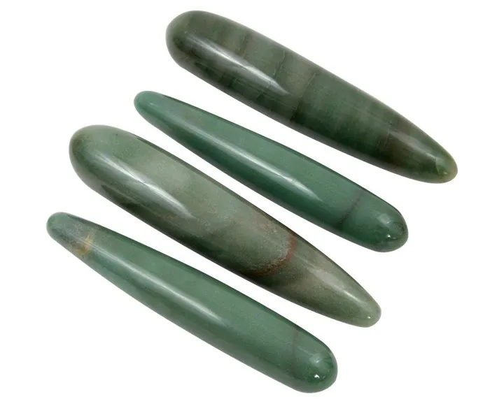 Female Sex Toys Gemstone Yoni Green Aventurine Straight Yoni Wand