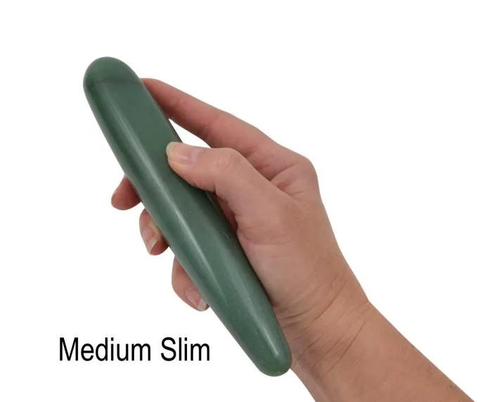 Female Sex Toys Gemstone Yoni Green Aventurine Straight Yoni Wand