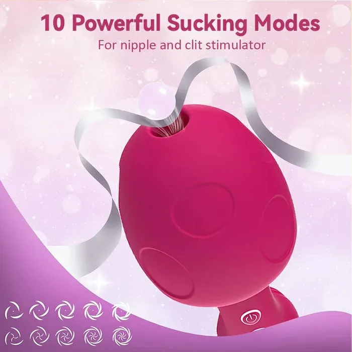 Female Sex Toys Inyarose 10Frequency Clitoral Sucking Vibrator