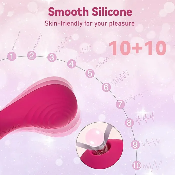 Female Sex Toys Inyarose 10Frequency Clitoral Sucking Vibrator
