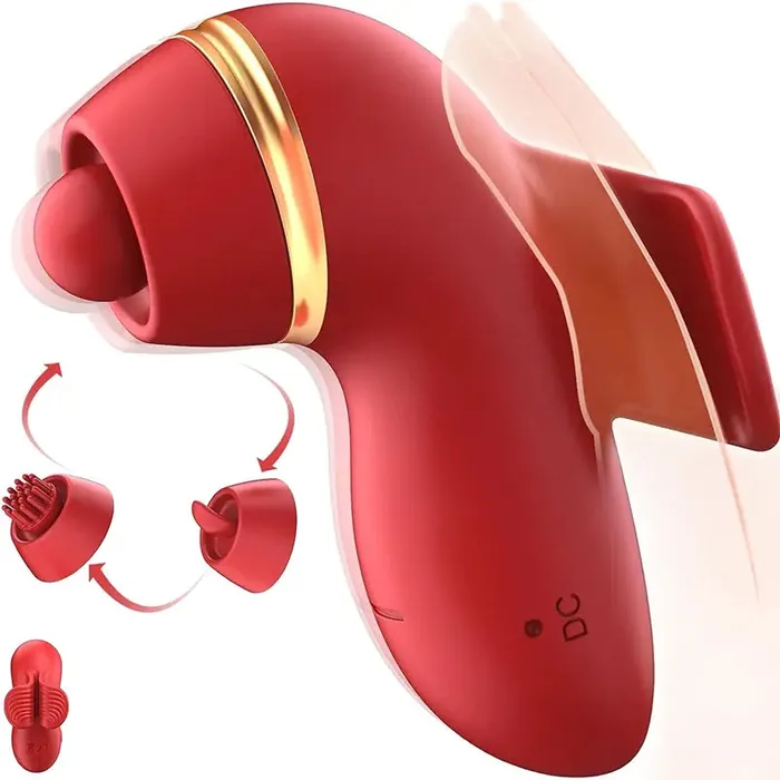 Female Sex Toys Inyarose TriplePlay 3in1 Vibrator Flap Lick Brush