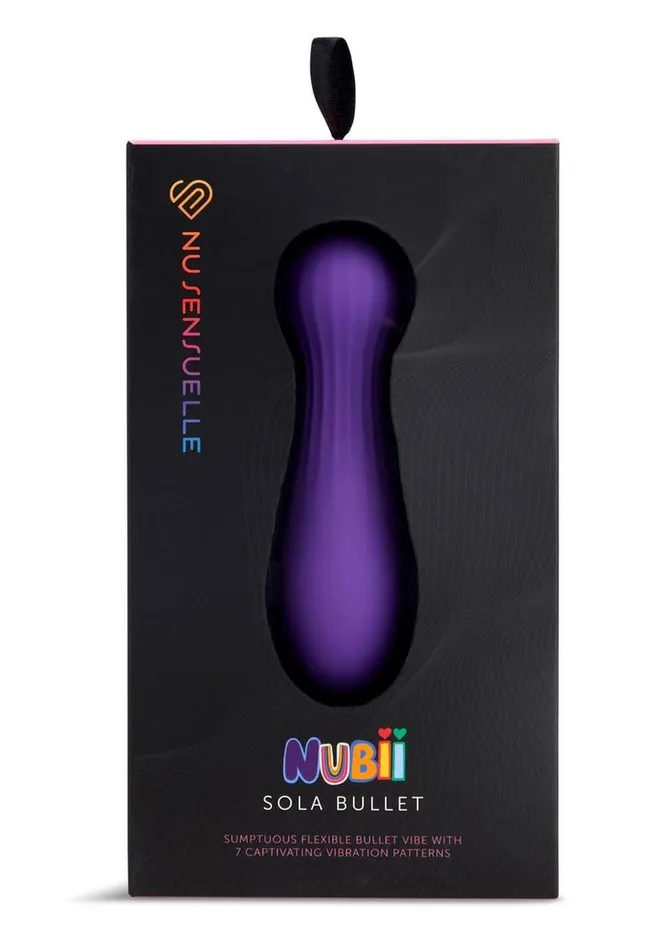 Female Sex Toys Nu Sensuelle Sola Nubii Flexible Rechargeable Silicone Bullet Nu Sensuelle