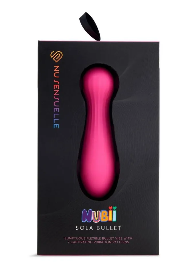 Female Sex Toys Nu Sensuelle Sola Nubii Flexible Rechargeable Silicone Bullet Nu Sensuelle
