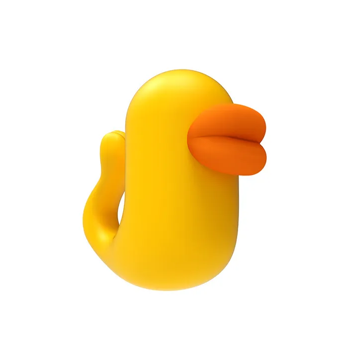 Female Sex Toys Orgasmaide Ducky Shaped Bullet Vibrator Like a Ring on Your Finger
