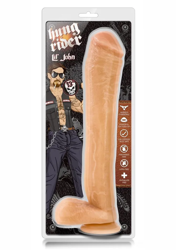 Hung Rider Hung Rider Lil John Dildo with Balls Female Sex Toys