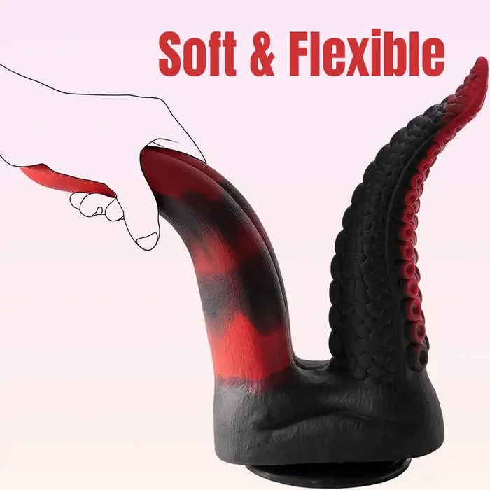 Inyarose Female Sex Toys DualEnded Tentacle Dildo with Suction