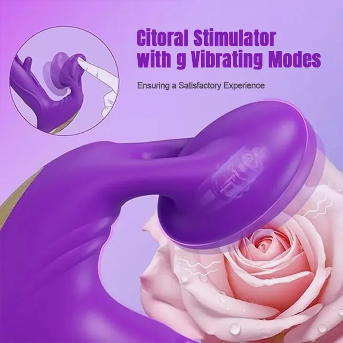 Inyarose Female Sex Toys Dual Head Tapping Remote Control Vibrator