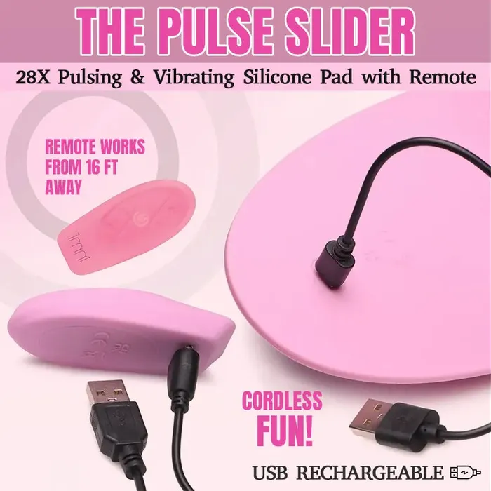 Inyarose Female Sex Toys Pulse Grinder Vibrator with Remote Control