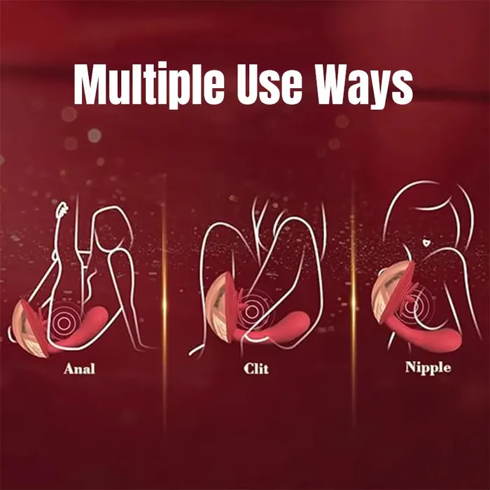Inyarose Gspot Vibrator with Tongue Clitoral Stimulator Female Sex Toys