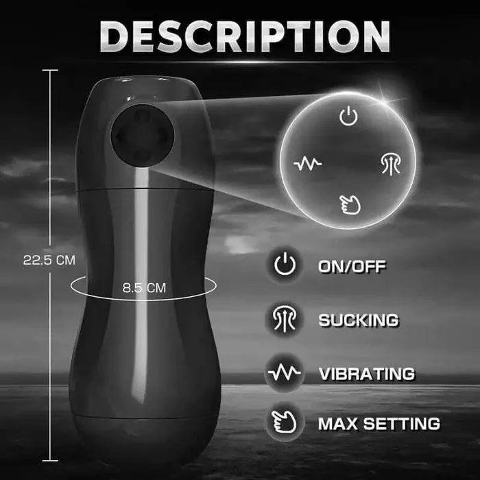Inyarose Male Sex Toys Male Deepthroat Blowjob Masturbation Cup