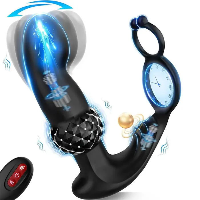 Inyarose Male Sex Toys Prostate Anal Vibrator With Penis Ring