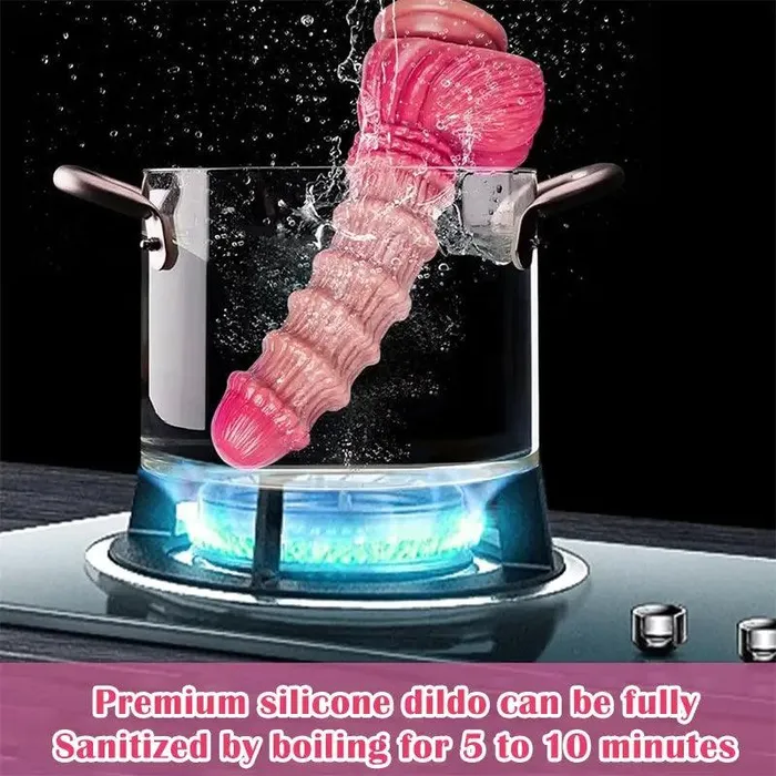 Inyarose Realistic Ribbed Textured Giant Dildo Female Sex Toys