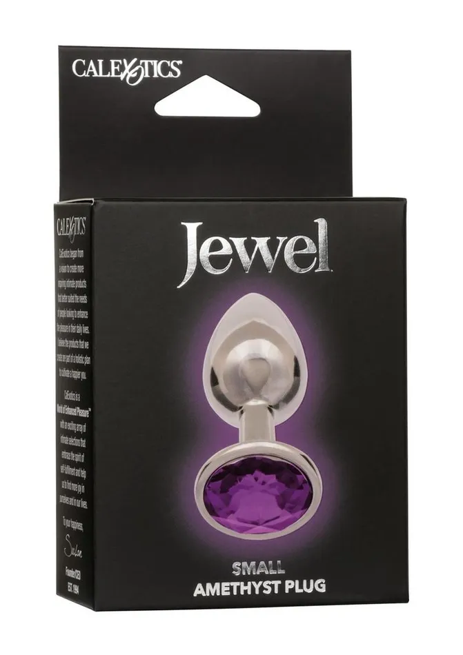 Jewel Male Sex Toys Jewel Amethyst Aluminum Anal Plug