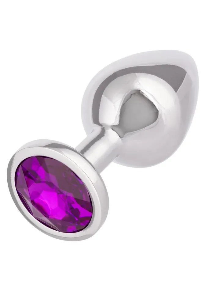 Jewel Male Sex Toys Jewel Amethyst Aluminum Anal Plug