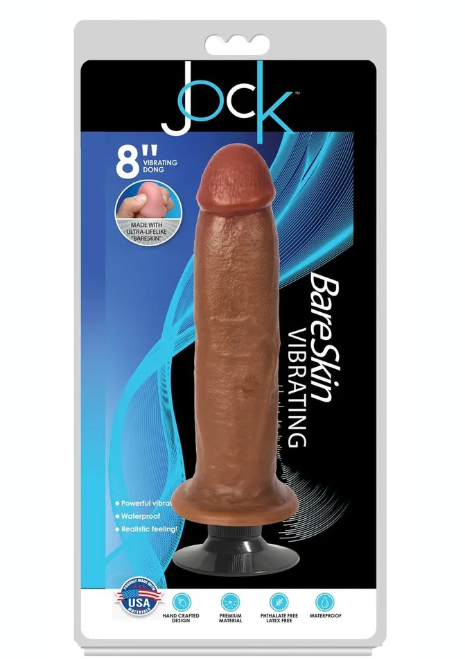 Jock Bareskin Realistic Vibrating Dong Jock Female Sex Toys