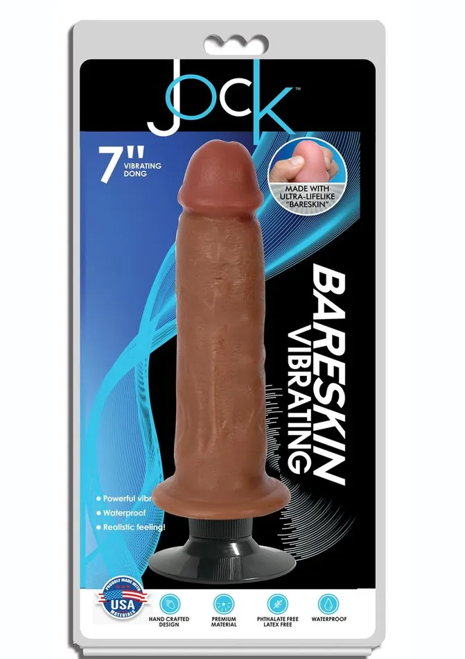 Jock Bareskin Realistic Vibrating Dong Jock Female Sex Toys