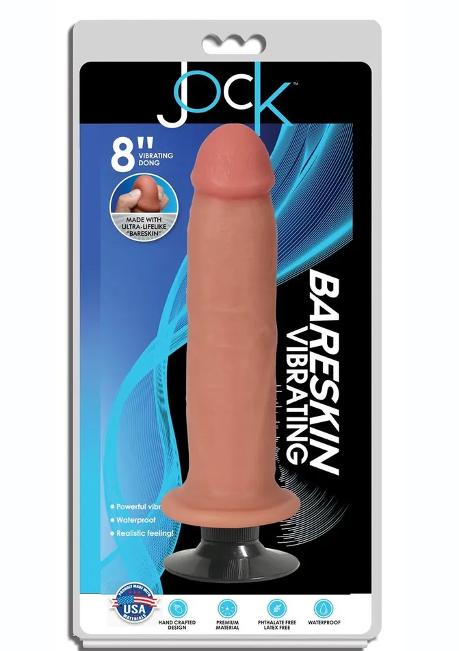 Jock Bareskin Realistic Vibrating Dong Jock Female Sex Toys
