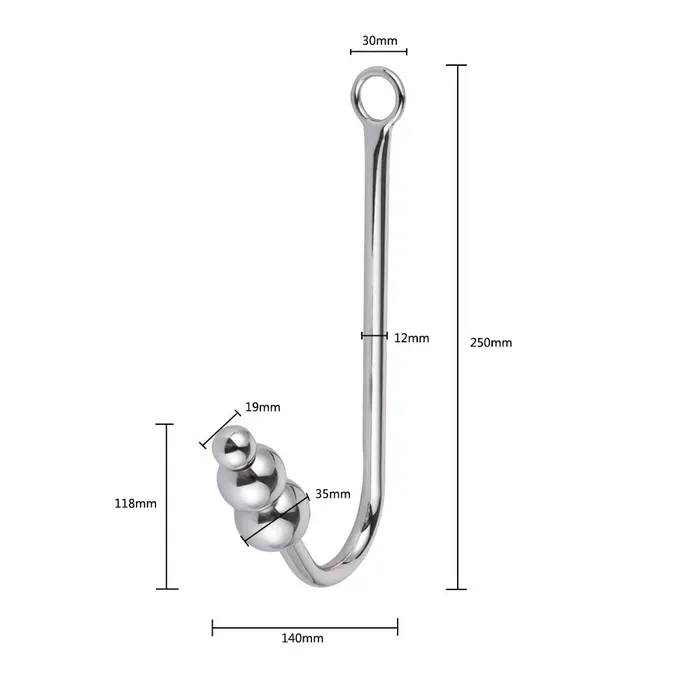 Love Plugs Anal Triple Beads Anal Hook